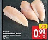 Hähnchenbrustfilet Teilstück von Bauergut für 0,99 € bei EDEKA im Angebot Hähnchenbrustfilet Teilstück von Bauergut im aktuellen EDEKA Prospekt