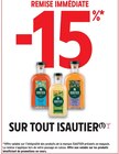 -15% de remise immédiate sur tout Isautier à Intermarché Super dans Les Hauts Buttes