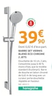 Barre Set Vernis Blend Eco Chrome 2 Jets - HANSGROHE en promo chez Mr.Bricolage Angers à 39,90 €