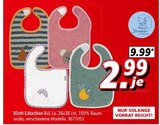 Klett-Lätzchen von Sterntaler im aktuellen Segmüller Prospekt für 2,99 €