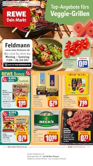 REWE Prospekt der Woche "Dein Markt" Seite 1, 26.05.2026 bis 30.05.2026 für Gelsenkirchen Aktueller REWE Prospekt "Dein Markt" Seite 1 von 31 Seiten für Gelsenkirchen
