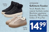Gefütterte Sneaker im Angebot bei ALDI SÜD in Lahr Gefütterte Sneaker Angebote von UP2FASHION bei ALDI SÜD Lahr für 14,99 €