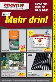 Aktueller toom Baumarkt Prospekt für Aholfing und Ungebung, Seiten zum blättern toom Baumarkt Prospekt Respekt, wer's selber macht. mit Seiten in Aholfing und Umgebung