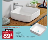 Promo Vasque à poser Tulle à 89,00 € dans le catalogue Gedimat à Fleury-Mérogis