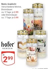 Motiv-Grablicht Angebote von Hofer Kerzen bei GLOBUS Frechen für 2,99 €