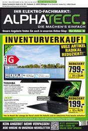 ALPHATECC. Prospekt für Saarbrücken mit 5 Seiten ALPHATECC. Prospekt für Saarbrücken: "DIE MACHEN'S EINFACH", 5 Seiten, 29.05.2022 - 04.06.2022
