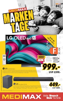 Aktueller MEDIMAX Prospekt "MEDIMAX MARKENTAGE" Seite 1 von 8 Seiten