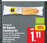 Bio-Baguette französische Art von Herzberger für 1,11 € bei EDEKA im Angebot Bio-Baguette französische Art von Herzberger im aktuellen EDEKA Prospekt