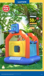 Prix et réduction Aire De Jeux Gonflable dans le prospectus Lidl en cours Offre Aire De Jeux Gonflable dans le catalogue Lidl du moment à la page 5