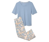 7/8-Pyjama-Set, hellblau bei Tchibo im Supermarkt im Prospekt "" für 19,99 €