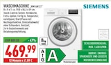 Aktuelles Waschmaschine WM14N127 Angebot bei Marktkauf in Gütersloh ab 469,99 €