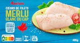 CŒURS DE FILETS DE MERLU BLANC DU CAP SURGELÉ AUCHAN - AUCHAN en promo chez Auchan Hypermarché CŒURS DE FILETS DE MERLU BLANC DU CAP SURGELÉ AUCHAN - AUCHAN dans le catalogue Auchan Hypermarché