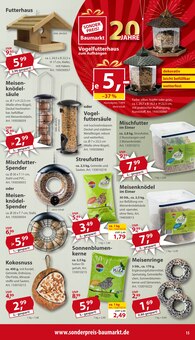 Vogelhaus im aktuellen Sonderpreis Baumarkt Prospekt (Göttingen) Vogelhaus im Sonderpreis Baumarkt Prospekt "... DA, WO DIE PREISE GLÜHEN!" mit 21 Seiten (Göttingen)