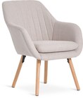 JYSK Sessel UDSBJERG Stoff beige/Eiche von JYSK für 60,00 € bei JYSK im Angebot JYSK Sessel UDSBJERG Stoff beige/Eiche von JYSK im aktuellen JYSK Prospekt