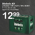 Alt im Angebot bei TOP Getränke in Erkelenz Alt Angebote von Diebels bei TOP Getränke Erkelenz für 12,99 €