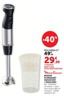 Mixeur plongeant Quickchef + Moulinex - Moulinex - Super U à Nîmes Mixeur plongeant Quickchef + Moulinex - Moulinex en promo chez Super U Nîmes à 29,99 €