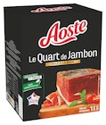 Coffret Quart de Jambon Cru - AOSTE - Intermarché Super à Valence Coffret Quart de Jambon Cru - AOSTE en promo chez Intermarché Super Valence à 17,50 €