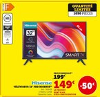 Téléviseur 32" FHD - Hisense en promo à 149,00 € chez Hyper U Téléviseur 32" FHD - Hisense dans le catalogue Hyper U