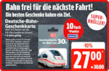 Geschenkkarte im Angebot bei EDEKA in Hamburg Geschenkkarte Angebote von Deutsche Bahn bei EDEKA Hamburg für 27,00 €