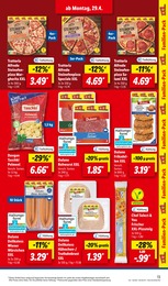 Tiefkühlpizza Angebot im aktuellen Lidl Prospekt auf Seite 17