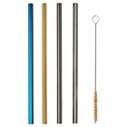 Trinkhalme/Reinigbürsten-Set 5-tlg. verschiedene Formen versch. Farben im IKEA Prospekt zum Preis von 3,99 €