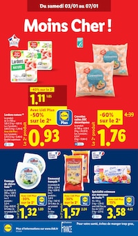 Promotion Fraise dans le prospectus Lidl, valable du 03/01/2026 au 07/01/2026 Promo Fraise dans le catalogue Lidl du moment à la page 14