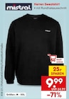 Herren Sweatshirt im Angebot bei Netto Marken-Discount in Offenbach Herren Sweatshirt Angebote von Mistral bei Netto Marken-Discount Offenbach für 9,99 €