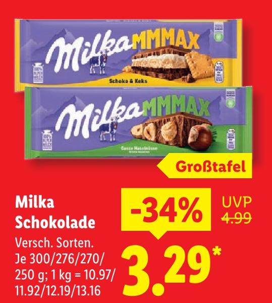 Schokolade Großtafel