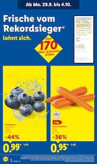 Gemüse im Lidl Prospekt "LIDL LOHNT SICH" mit 66 Seiten (Oberhausen)