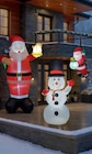 Aufblasbare LED-Figure Schneemann Angebote bei toom Baumarkt Hürth für 29,99 €