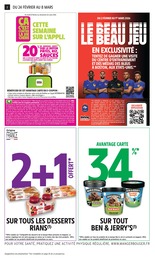 Prix et réduction Ben and jerrys dans le prospectus Intermarché Super en cours Offre Ben and jerrys dans le catalogue Intermarché Super du moment à la page 2