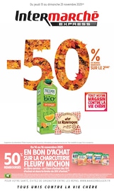 Catalogue Supermarchés Intermarché Express en cours à Limoges et alentours, "-50% DE REMISE IMMÉDIATE SUR LE 2ÈME", 20 pages, 13/11/2025 - 23/11/2025