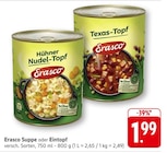 Hühner Nudel-Topf Angebote von Erasco bei EDEKA Bietigheim-Bissingen für 1,99 €