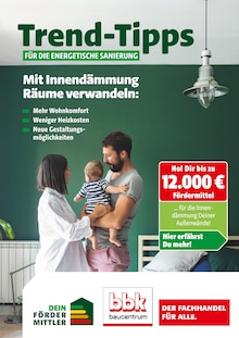 Baubedarf Konz Prospekt Trend-Tipps für die energetische Sanierung mit 8 Seiten