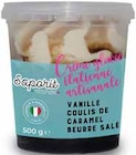 Crème glacée vanille coulis de caramel beurre salé - SAPORIT en promo chez Intermarché Crème glacée vanille coulis de caramel beurre salé - SAPORIT dans le catalogue Intermarché