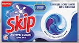 Lessive Capsules Active Clean Tout en 1 - SKIP en promo chez U Express Strasbourg à 9,77 €