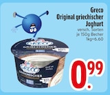 Original griechischer Joghurt im EDEKA Prospekt Original griechischer Joghurt von Greco im aktuellen EDEKA Prospekt für 0,99 €