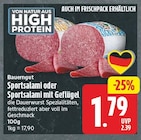 Sportsalami von Bauerngut für 1,79 € bei EDEKA im Angebot Sportsalami von Bauerngut im aktuellen EDEKA Prospekt
