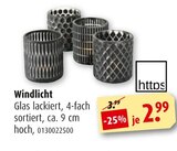 Windlicht Angebot in Remseck am Neckar Windlicht im aktuellen Prospekt bei ROLLER in Remseck am Neckar