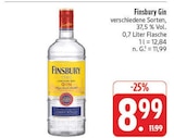 Gin Angebote von Finsbury bei EDEKA Suhl für 8,99 €