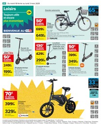 Offre Trottinette Électrique dans le catalogue Carrefour du moment à la page 92