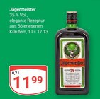Jägermeister im Angebot bei GLOBUS in Ludwigshafen Jägermeister Angebote bei GLOBUS Ludwigshafen für 11,99 €
