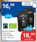 Espresso von Mount Hagen im aktuellen budni Prospekt