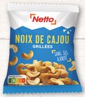 Promo NOIX DE CAJOU GRILLÉES SANS SEL à 1,24 € dans le catalogue Netto à Sury-le-Comtal