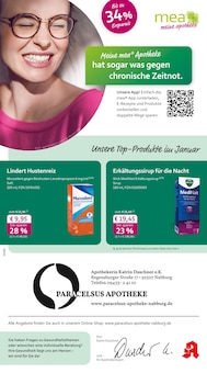Aktueller mea - meine apotheke Prospekt (Nabburg, 4 Seiten zum blättern mea - meine apotheke Prospekt Unsere Januar-Angebote mit 4 Seiten