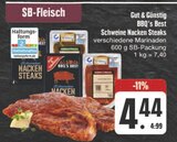 Aktuelle Steak Angebote bei E center in Chemnitz Aktuelles BBQ's Best Schweine Nacken Steaks Angebot bei E center in Chemnitz ab 4,44 €