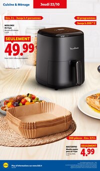 Promotion Cloche À Gâteau dans le prospectus Lidl, valable du 22/10/2026 au 28/10/2026 Promo Cloche À Gâteau dans le catalogue Lidl du moment à la page 47