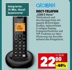 DECT-TELEFON E260 S-Voice Angebote von Alcatel bei E center Darmstadt für 22,00 €