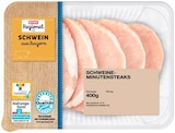 Schweine Minutensteaks im Angebot bei REWE in Erlangen Schweine Minutensteaks Angebote von REWE Regional bei REWE Erlangen für 3,69 €