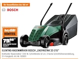 Aktuelles Elektro-Rasenmäher Bosch "easyrotak 32-215" Angebot bei OBI in Koblenz ab 79,99 €